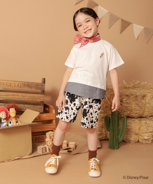 BRANSHES(ブランシェス)の「【TOY STORY/トイ・ストーリー】切替レイヤードTシャツ(Tシャツ/カットソー・キッズ・ブルー/アイボリー/チャコールグレー・100/110/90/140/120/130)」の17枚目の写真