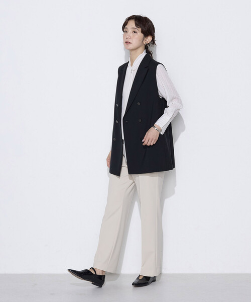 COMME CA(コムサ)の「〔 Sサイズ 〕 ストレッチツイル パンツ(その他パンツ・レディース・ネイビー・5号)」の9枚目の写真