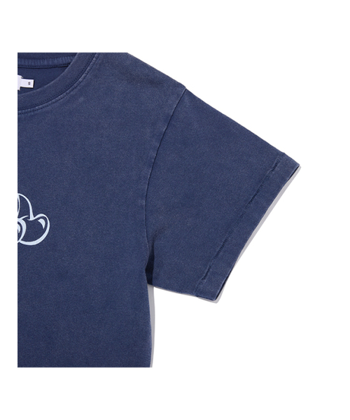 KIRSH（キルシー）の「ワーディングクロップピグメントTシャツ[ネイビー]（Tシャツ/カットソー・レディース・その他・SMALL/MEDIUM）」の5枚目の写真