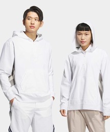 ビヨンド ザ コース 撥水 リップストップ ハーフジップ 長袖フーディー【adidas Golf/アディダスゴルフ】