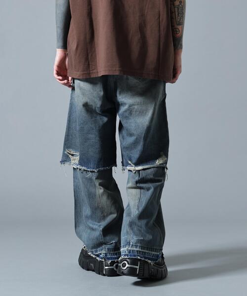 GARDEN TOKYO(ガーデントウキョウ)の「MAVYTH/メヴィス/LAYERED DENIM PANTS(デニムパンツ・メンズ・その他4・XL/L/M)」の3枚目の写真