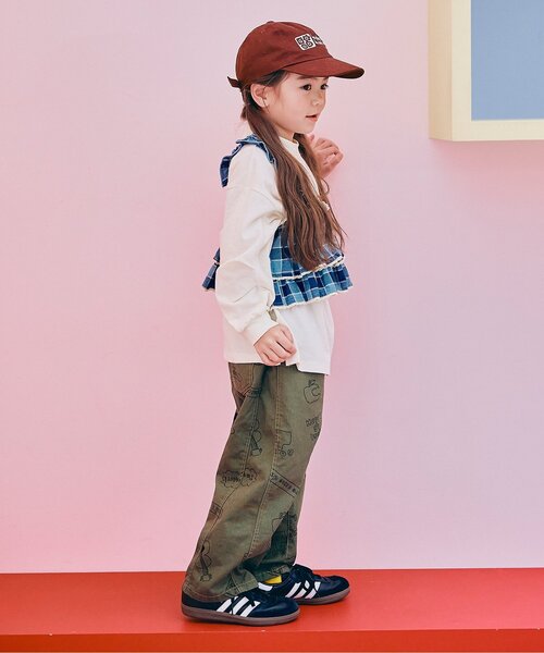 p.premier(ピードットプルミエ)の「選べる3タイプイロチ買いしたい総柄ツイル・デニムパンツ 全12色(その他パンツ・キッズ・レッド/アイボリー/カーキ/ピンク/ブラウン/ネイビー/ブルー/パープル/ブラック/チャコール/ベージュ/ストライプ・140/130/120/80/110/90/100)」の18枚目の写真