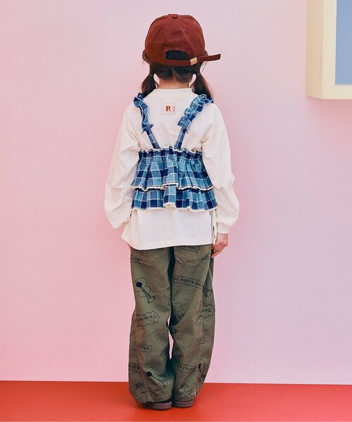 p.premier(ピードットプルミエ)の「選べる3タイプイロチ買いしたい総柄ツイル・デニムパンツ 全12色(その他パンツ・キッズ・レッド/アイボリー/カーキ/ピンク/ブラウン/ネイビー/ブルー/パープル/ブラック/チャコール/ベージュ/ストライプ・140/130/120/80/110/90/100)」の19枚目の写真