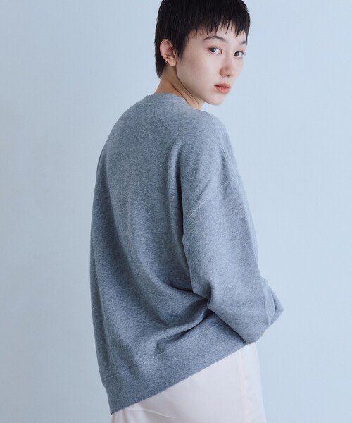 NEEDBY heritage(ニードバイヘリテージ)の「NEEDBY heritage|HUDSON(スウェット・レディース・グレー/ネイビー・00)」の10枚目の写真