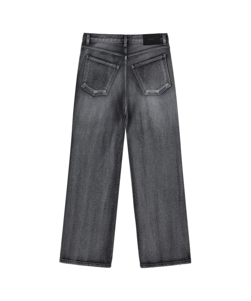 DEINET(ダイニット)の「DESTROYED DENIM PANTS IN BLACK(デニムパンツ・レディース・その他・S/M)」の3枚目の写真
