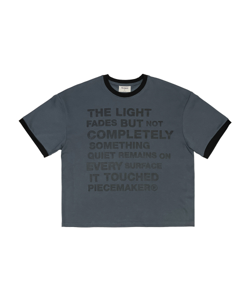 PIECEMAKER(ピースメーカー)の「レタリングリングセミクロップ半袖Tシャツ(チャコール)(Tシャツ/カットソー・レディース・その他・MEDIUM/LARGE)」の4枚目の写真