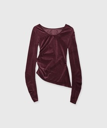 SHEER VELOUR 2WAY TOPS/シアーベロア2WAYトップス