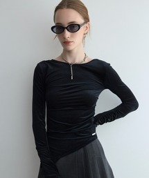 SHEER VELOUR 2WAY TOPS/シアーベロア2WAYトップス
