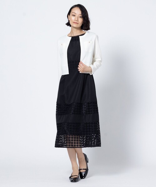 TOCCA(トッカ)の「MAKE BOX カーディガン(カーディガン/ボレロ・レディース・ブラック系/アイボリー系・SMALL/MEDIUM)」の8枚目の写真