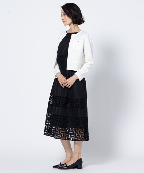 TOCCA(トッカ)の「MAKE BOX カーディガン(カーディガン/ボレロ・レディース・ブラック系/アイボリー系・SMALL/MEDIUM)」の9枚目の写真
