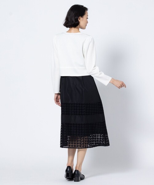 TOCCA(トッカ)の「MAKE BOX カーディガン(カーディガン/ボレロ・レディース・ブラック系/アイボリー系・SMALL/MEDIUM)」の10枚目の写真
