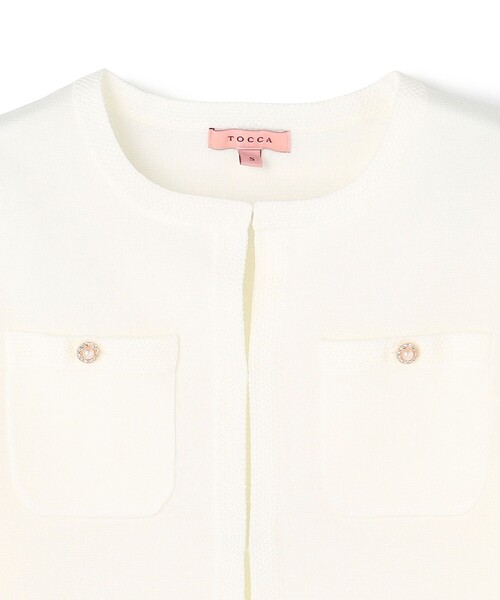 TOCCA(トッカ)の「MAKE BOX カーディガン(カーディガン/ボレロ・レディース・ブラック系/アイボリー系・SMALL/MEDIUM)」の14枚目の写真