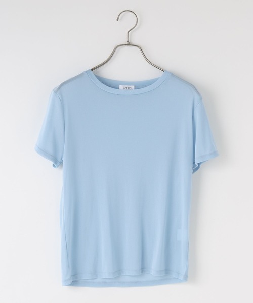 LOWRYS FARM(ローリーズファーム)の「ナイロンシアーTEE 1063358(Tシャツ/カットソー・レディース・ネイビー/ライトブルー/ゴールド系その他/オフホワイト・FREE)」の14枚目の写真
