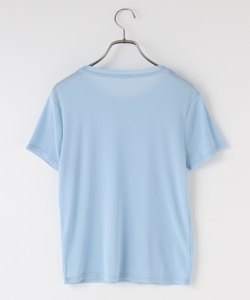 LOWRYS FARM(ローリーズファーム)の「ナイロンシアーTEE 1063358(Tシャツ/カットソー・レディース・ネイビー/ライトブルー/ゴールド系その他/オフホワイト・FREE)」の15枚目の写真