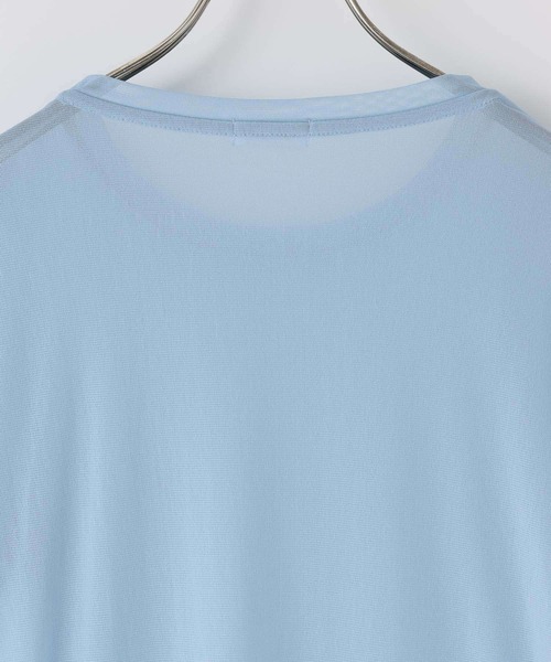 LOWRYS FARM(ローリーズファーム)の「ナイロンシアーTEE 1063358(Tシャツ/カットソー・レディース・ネイビー/ライトブルー/ゴールド系その他/オフホワイト・FREE)」の19枚目の写真