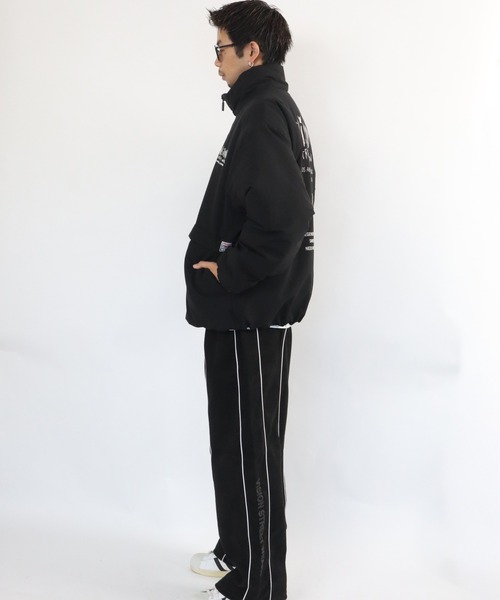 VISION STREET WEAR(ヴィジョンストリートウェア)の「Stand neck padded jacket / スタンドネック中綿ジャケット(ブルゾン・メンズ・カーキ/アイボリー/ブラック・MEDIUM/LARGE/X-LARGE)」の8枚目の写真