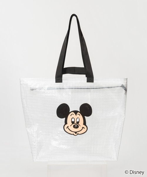 WCJ(ダブルシージェイ)の「Disney / PVC TOTE BAG(トートバッグ・レディース・ホワイト/グリーン・FREE)」の1枚目の写真