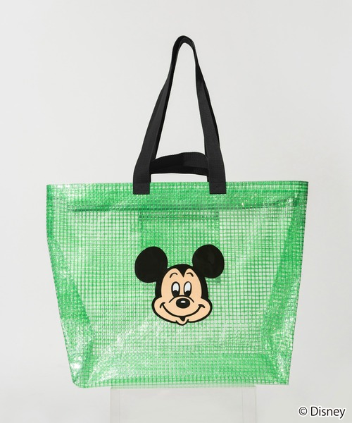 WCJ(ダブルシージェイ)の「Disney / PVC TOTE BAG(トートバッグ・レディース・ホワイト/グリーン・FREE)」の2枚目の写真