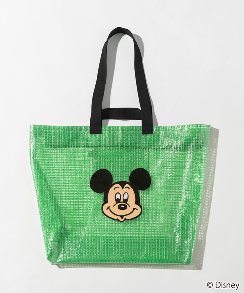 WCJ(ダブルシージェイ)の「Disney / PVC TOTE BAG(トートバッグ・レディース・ホワイト/グリーン・FREE)」の4枚目の写真