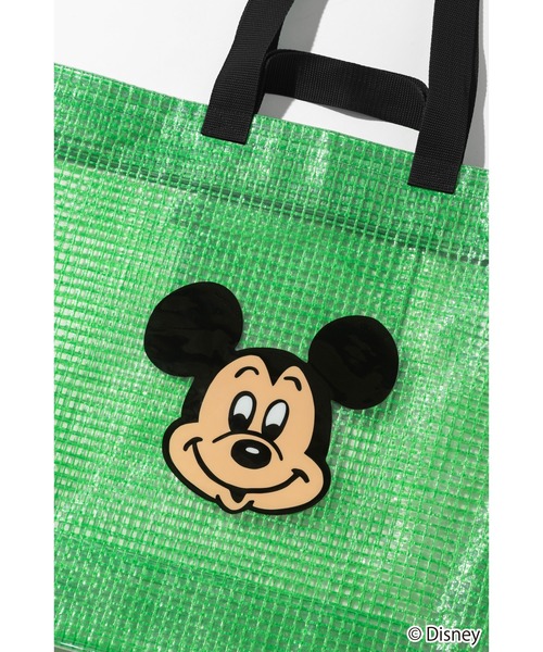 WCJ(ダブルシージェイ)の「Disney / PVC TOTE BAG(トートバッグ・レディース・ホワイト/グリーン・FREE)」の5枚目の写真