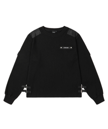GRANCY】Cross Patch Damaged Thermal Longsleeve Tshirt / クロス