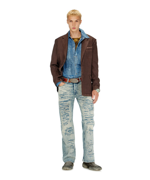 DIESEL(ディーゼル)の「メンズ デニムパンツ 1980 D-EEPER(デニムパンツ・メンズ・ライトインディゴブルー・32inch/28inch/30inch)」の7枚目の写真