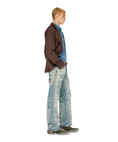 DIESEL(ディーゼル)の「メンズ デニムパンツ 1980 D-EEPER(デニムパンツ・メンズ・ライトインディゴブルー・32inch/28inch/30inch)」の3枚目の写真