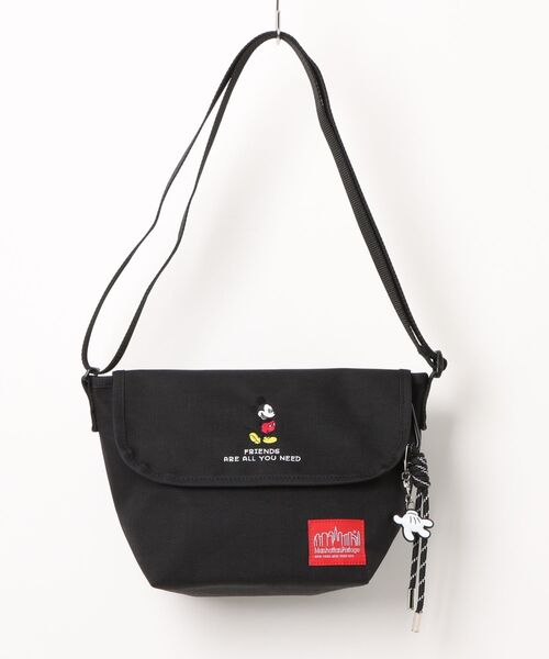 Manhattan Portage(マンハッタンポーテージ)の「Manhattan Portage/マンハッタンポーテージ ショルダーバック "ミッキー&フレンズ コレクション" NYLON MESSENGER BAG(XS)BACK POCKET W/DIVIDER MAGNET/MICKEY/26 MP1603DMMIC26M(ショルダーバッグ・メンズ・ブラック・FREE)」の6枚目の写真
