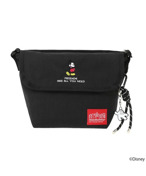 Manhattan Portage(マンハッタンポーテージ)の「Manhattan Portage/マンハッタンポーテージ ショルダーバック "ミッキー&フレンズ コレクション" NYLON MESSENGER BAG(XS)BACK POCKET W/DIVIDER MAGNET/MICKEY/26 MP1603DMMIC26M(ショルダーバッグ・メンズ・ブラック・FREE)」の8枚目の写真