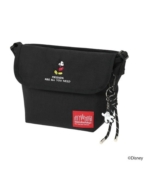 Manhattan Portage(マンハッタンポーテージ)の「Manhattan Portage/マンハッタンポーテージ ショルダーバック "ミッキー&フレンズ コレクション" NYLON MESSENGER BAG(XS)BACK POCKET W/DIVIDER MAGNET/MICKEY/26 MP1603DMMIC26M(ショルダーバッグ・メンズ・ブラック・FREE)」の7枚目の写真