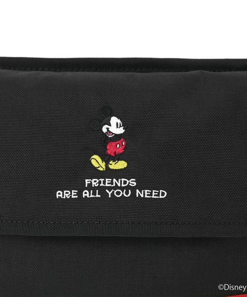 Manhattan Portage(マンハッタンポーテージ)の「Manhattan Portage/マンハッタンポーテージ ショルダーバック "ミッキー&フレンズ コレクション" NYLON MESSENGER BAG(XS)BACK POCKET W/DIVIDER MAGNET/MICKEY/26 MP1603DMMIC26M(ショルダーバッグ・メンズ・ブラック・FREE)」の17枚目の写真
