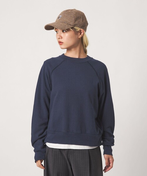 BEAUTY&YOUTH UNITED ARROWS(ビューティーアンドユースユナイテッドアローズ)の「コットン 裏毛 スウェット ラグラン プルオーバー(スウェット・レディース・ネイビー/ダークブラウン/ライトグレー・FREE)」の13枚目の写真