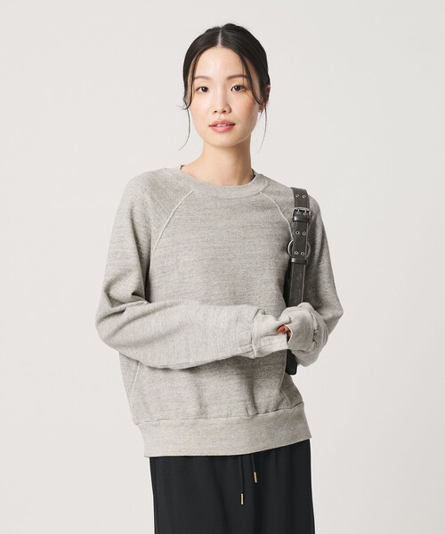 BEAUTY&YOUTH UNITED ARROWS(ビューティーアンドユースユナイテッドアローズ)の「コットン 裏毛 スウェット ラグラン プルオーバー(スウェット・レディース・ネイビー/ダークブラウン/ライトグレー・FREE)」の9枚目の写真