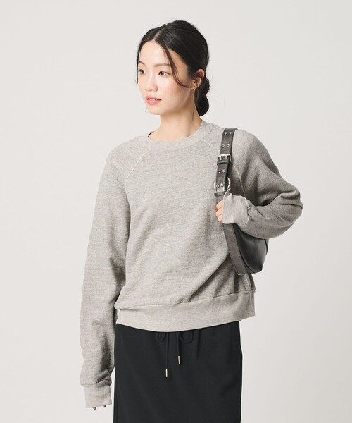 BEAUTY&YOUTH UNITED ARROWS(ビューティーアンドユースユナイテッドアローズ)の「コットン 裏毛 スウェット ラグラン プルオーバー(スウェット・レディース・ネイビー/ダークブラウン/ライトグレー・FREE)」の10枚目の写真