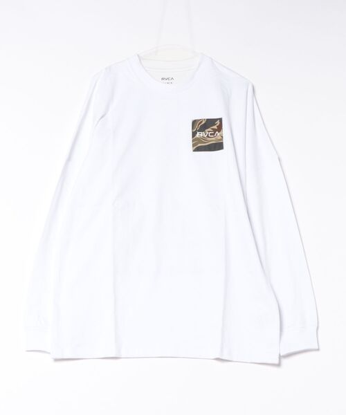 RVCA(ルーカ)の「RVCA メンズ BOX RVCA LT ロンT 【2026年秋冬モデル】(Tシャツ/カットソー・メンズ・ブラック/ホワイト/ヘザーグレー/ブルー系その他/ブラック系その他2・X-LARGE/LARGE/MEDIUM/SMALL)」の1枚目の写真