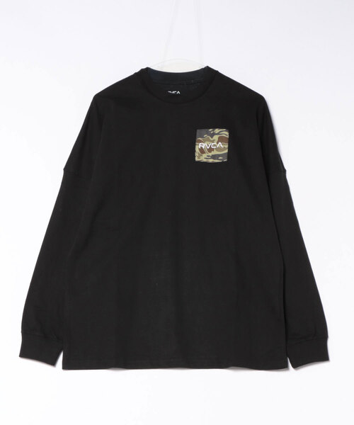 RVCA(ルーカ)の「RVCA メンズ BOX RVCA LT ロンT 【2026年秋冬モデル】(Tシャツ/カットソー・メンズ・ブラック/ホワイト/ヘザーグレー/ブルー系その他/ブラック系その他2・X-LARGE/LARGE/MEDIUM/SMALL)」の2枚目の写真