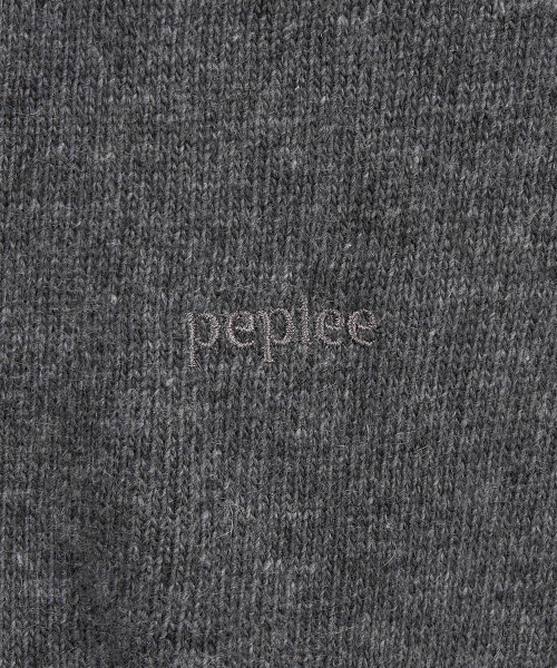 PEPLEE（ペプリー）の「ディープVネックニット（チャコール）（ニット/セーター・レディース・その他・FREE）」の5枚目の写真