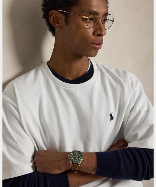 POLO RALPH LAUREN(ポロ ラルフ ローレン)の「リラックス フィット ジャージー グラフィック Tシャツ(Tシャツ/カットソー・メンズ・ホワイト・XS/L/M/S)」の5枚目の写真