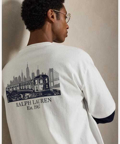 POLO RALPH LAUREN(ポロ ラルフ ローレン)の「リラックス フィット ジャージー グラフィック Tシャツ(Tシャツ/カットソー・メンズ・ホワイト・XS/L/M/S)」の4枚目の写真