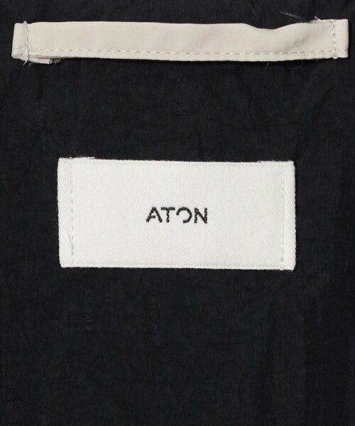ATON(エイトン)の「<ATON>デタッチャブル ジャケット(ブルゾン・レディース・ナチュラル・02(38))」の12枚目の写真