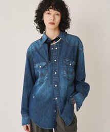 【Wrangler】刺繍デニムシャツ