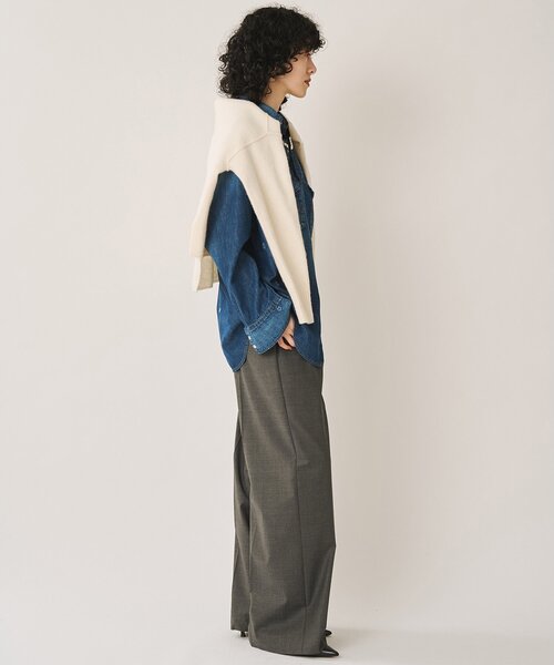 Whim Gazette(ウィムガゼット)の「【Wrangler】刺繍デニムシャツ(シャツ/ブラウス・レディース・インディゴブルー/ブルー・FREE)」の13枚目の写真