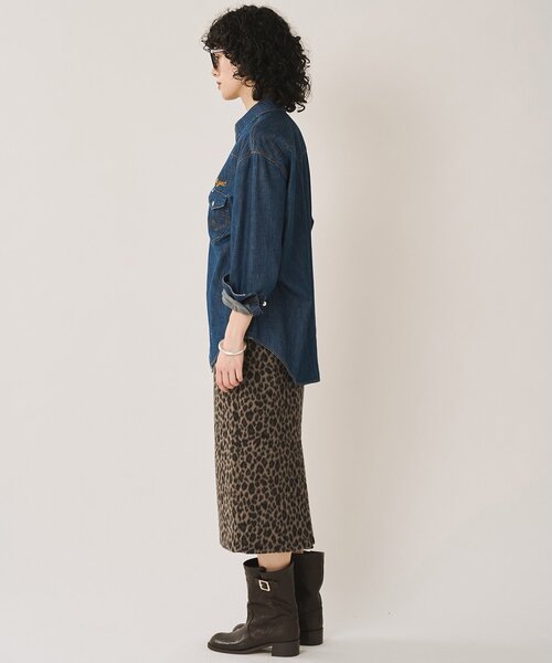 Whim Gazette(ウィムガゼット)の「【Wrangler】刺繍デニムシャツ(シャツ/ブラウス・レディース・インディゴブルー/ブルー・FREE)」の17枚目の写真