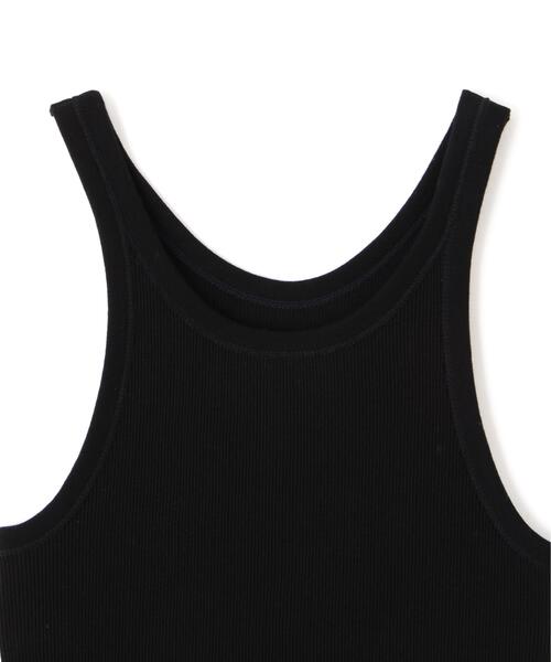 YLEVE(イレーヴ)の「YLEVE / ORGANIC COTTON LOOP-WHEELED RIB TANK TOP(Tシャツ/カットソー・レディース・ブラック/ホワイト・1)」の15枚目の写真
