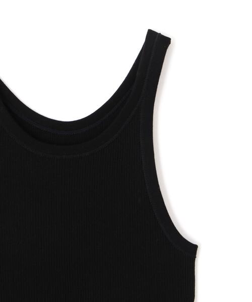YLEVE(イレーヴ)の「YLEVE / ORGANIC COTTON LOOP-WHEELED RIB TANK TOP(Tシャツ/カットソー・レディース・ブラック/ホワイト・1)」の16枚目の写真