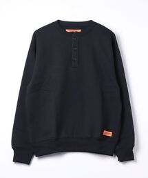 【UNIVERSAL OVERALL】T/C SWEAT HENRY NECK / ヘンリーネック