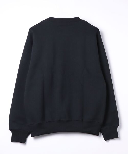 UNIVERSAL OVERALL（ユニバーサルオーバーオール）の「【UNIVERSAL OVERALL】T/C SWEAT HENRY NECK / ヘンリーネック（Tシャツ/カットソー・レディース・オートミール/グレー/ブラック・LARGE/X-LARGE/MEDIUM）」の4枚目の写真