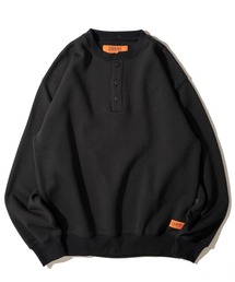 UNIVERSAL OVERALL（ユニバーサルオーバーオール）の「【UNIVERSAL OVERALL】T/C SWEAT HENRY NECK / ヘンリーネック（Tシャツ/カットソー）」