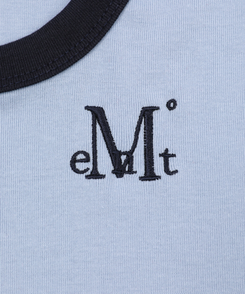 MUCENT（ムセント）の「ペリング ミディ丈 リンガー配色 長袖Tシャツ (4カラー)（Tシャツ/カットソー・レディース・スカイブルー/エメラルドブルー/ブラック/レッド・FREE）」の10枚目の写真