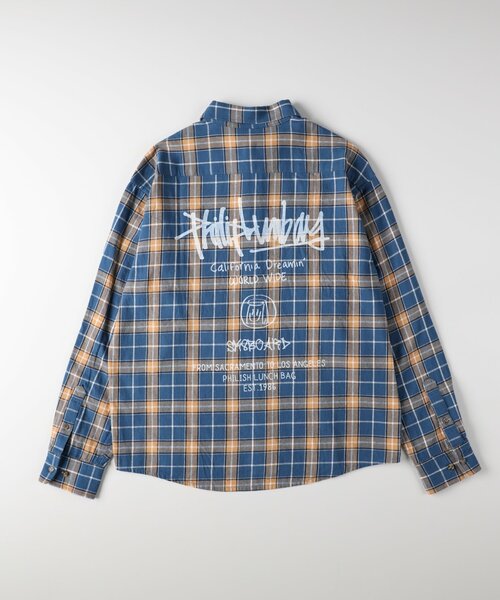 Right-on(ライトオン)の「Philip Lumbang チェックシャツ(シャツ/ブラウス・メンズ・ブラック系1/ブルー系1/チャコールグレー・04/05/06)」の3枚目の写真